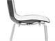 Chaise avec structure blanche Zebra Bicolore  in Jour