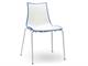 White structure chair Zebra Bicolore  in Living room