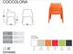 Poltroncina impilabile Coccolona in Esterno