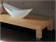 Atina low bench under-basin in Bathroom