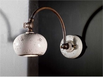 Vintage ceramic wall sconce Sfera