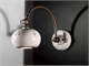 Wandlampe Keramik weiß Sfera in Wandlampen