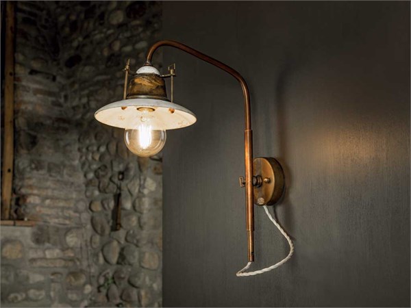 Wandleuchte Messing antik Panama