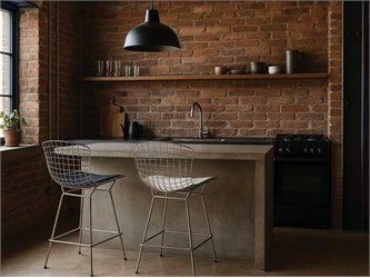 bertoia chromed metal stoo