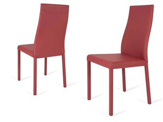 Caorle chair covered in leather or artificial leather