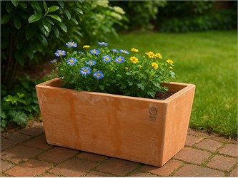 Cassetta in terracotta rettangolare Moderne