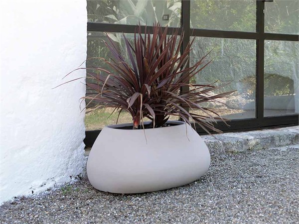 Ovale Design-Pflanzkübel Gaudi  - 85x55 H 37 cm