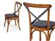 Chaise vintage en bois et cuir artificiel Ciao Iron in Chaises