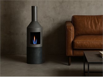 cilindro alto caminetto in ceramica