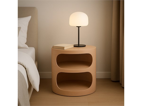 Comodino legno naturale OHOVO