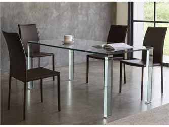 Cortina High chair in genuine leather