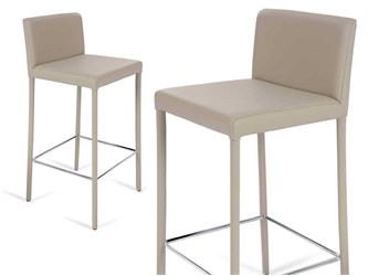 Cortina Niedrig Hocker mit Leder oder Kunstleder bezogen