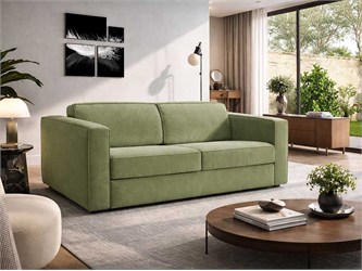 Divano letto in tessuto Elton - 202x98 cm / Materasso 140 cm