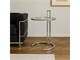 Eileen Gray tavolino in metallo e vetro in Tavolini da Salotto