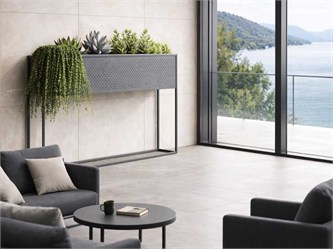 Fioriera in metallo Myflower - 120x30 h 97 cm - 120x30 h 120 cm