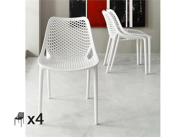 Plastic chair in polypropylene FLO