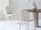 Sedia vera pelle imbottita design Gaia in Sedie