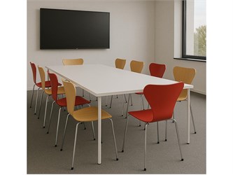 Jacobsen wooden steel chair