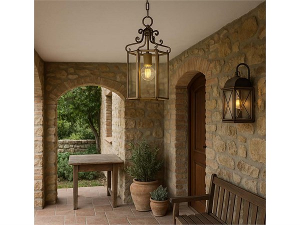 Lampe suspendue classique Octogonal BF