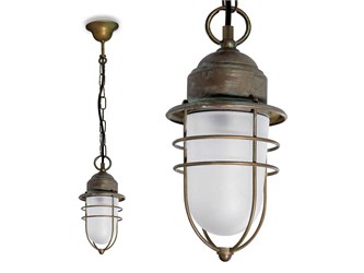 Lampada a sospensione per porticati Torcia 1855