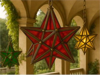 Farbige Lampe Stella