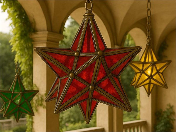 Lampe colorée Stella