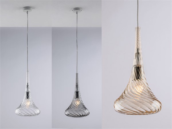 Lampada vetro soffiato Nemesi