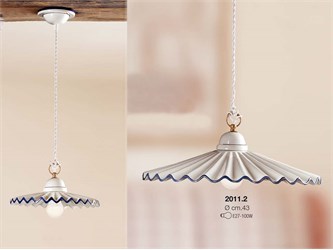 Classic pendant light Plissè