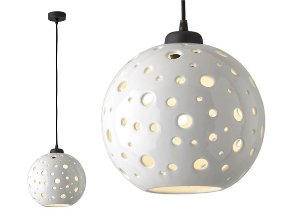 Lampadario ceramica Bolle