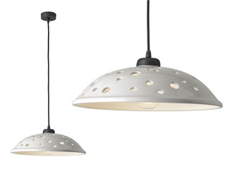 White ceramic lamp Contemporanea