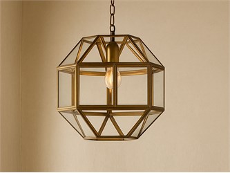Hanging chandelier Octagonal Triangle