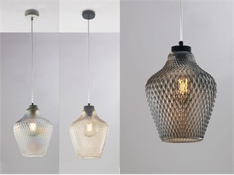 Lampadario vetro colorato Maya