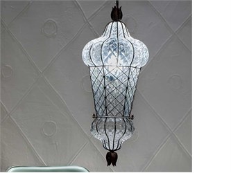 lampadario vetro murano baba ms105