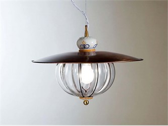 lustre en verre de murano lampara vs214