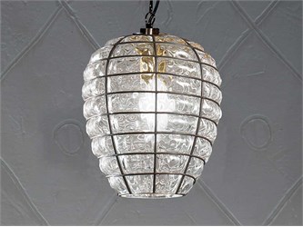 Hängelampe aus Glas Alveare MS311