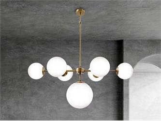 Lampadario vintage LP 0920 6 1F