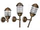 Outdoor vintage wall lamps Torcia in Outdoor lighting