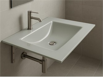 Glas Waschbecken Rettangolare 65