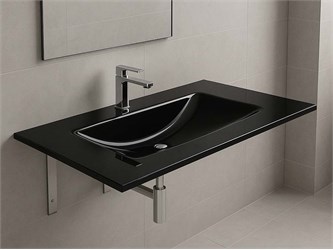 Lavabo in vetro Rettangolare 75