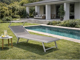 Transat en aluminium Relax