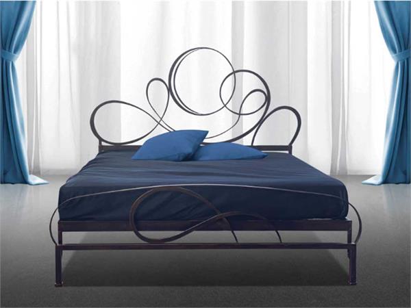 Wrought iron double bed Mozart