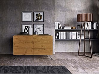 Solid wood sideboard Western