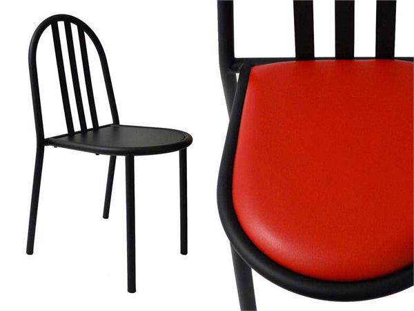 Mallet Stevens Stuhl aus lackiertem Metall
