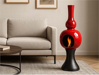 Onda Kaminofen aus Ton