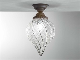 Plafonnier en verre de Murano Goccia EC111-050
