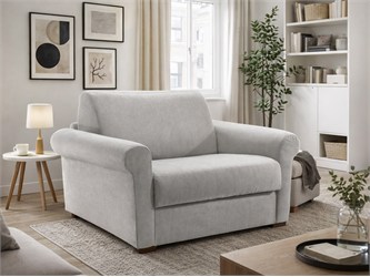 Klassische Bettsessel John  - 132x94 cm / Matratze 70 cm