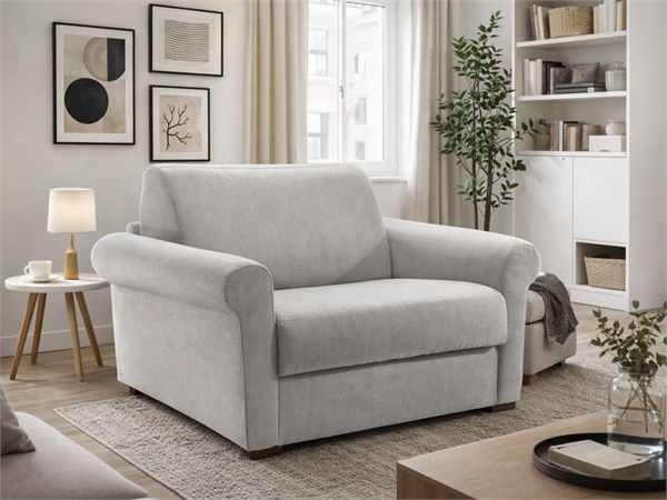 Poltrona letto classica John - 132x94 cm / Materasso 70 cm