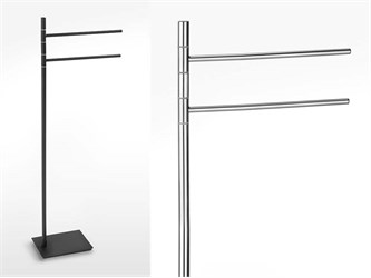 Schwarzer handtuchhalter Basic