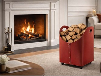 Porta legna da salotto S10 - 42x42 cm