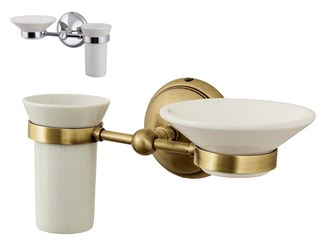 Soap and toothbrush holder 7012A